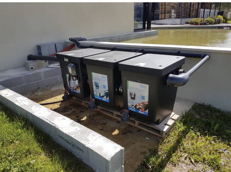 Quel système de filtration autonome choisir pour nettoyer un étang viticole de 260m3 d'eau ? Blaye prés de Libourne
