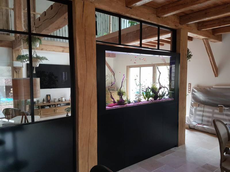 Création d'un aquarium sur mesure dans les Landes