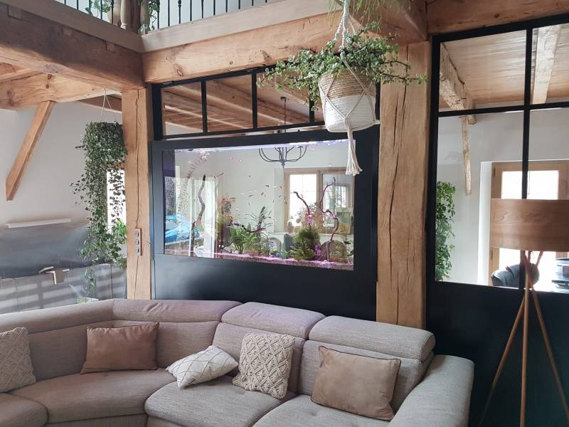 Création d'un aquarium sur mesure sur le bassin d'arcachon