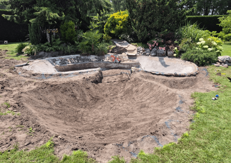 Nouveau bassin creusé
