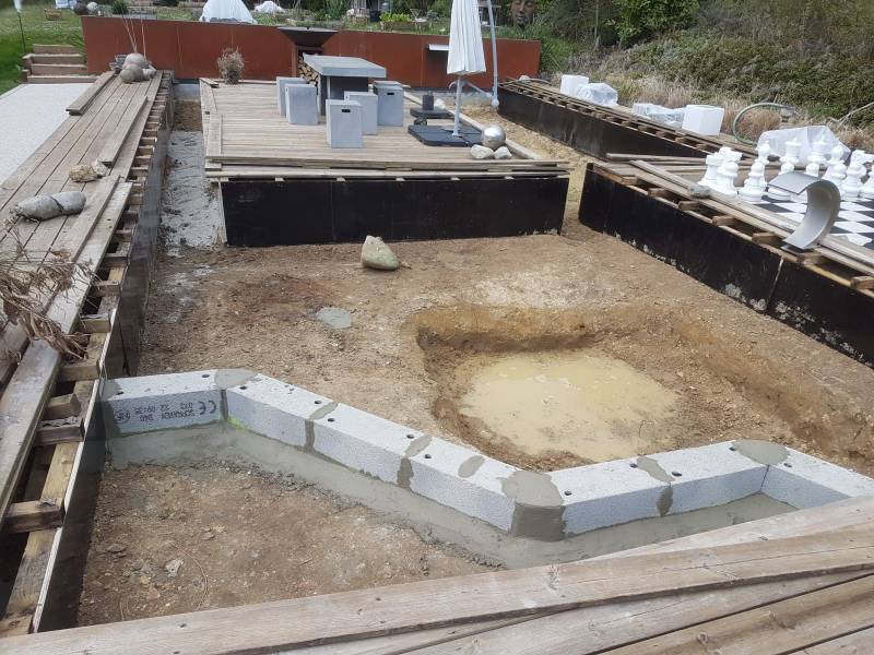 Mise en place d'une géo-membrane en polyéthylène