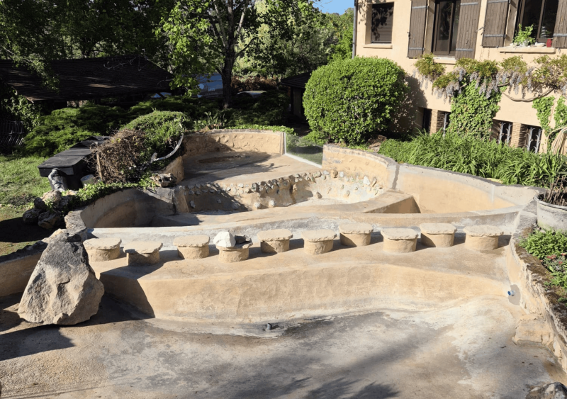 Réfection d’un bassin à carpe Koi de 30 m³ près de Bergerac