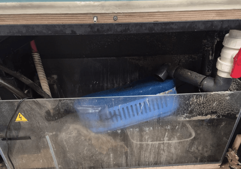 Remise en route d’un aquarium pour appâts de pêche en mer à Bidart